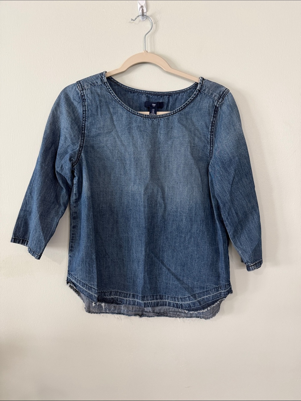 GAP Indigo Denim Scoop-Neck Tunic